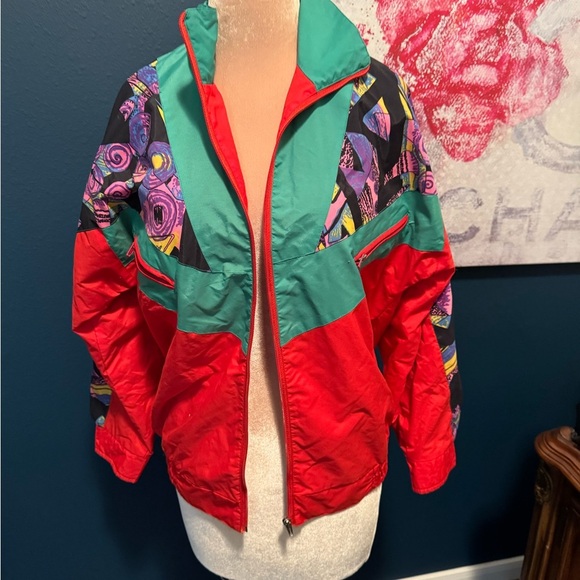 Woodmere Vintage 80's Windbreaker - Picture 1 of 4